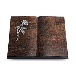 Grabbuch Livre/Englisch-Teak Rose 2 (Alu)