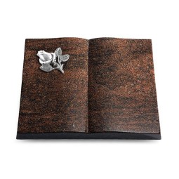 Grabbuch Livre/Englisch-Teak Rose 3 (Alu)