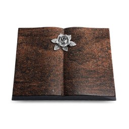 Grabbuch Livre/Englisch-Teak Rose 4 (Alu)