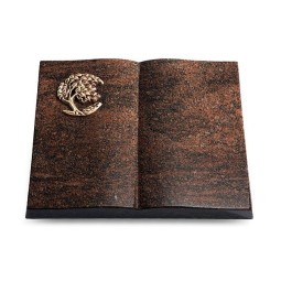 Grabbuch Livre/Englisch-Teak Baum 1 (Bronze)