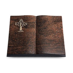Grabbuch Livre/Englisch-Teak Baum 2 (Bronze)