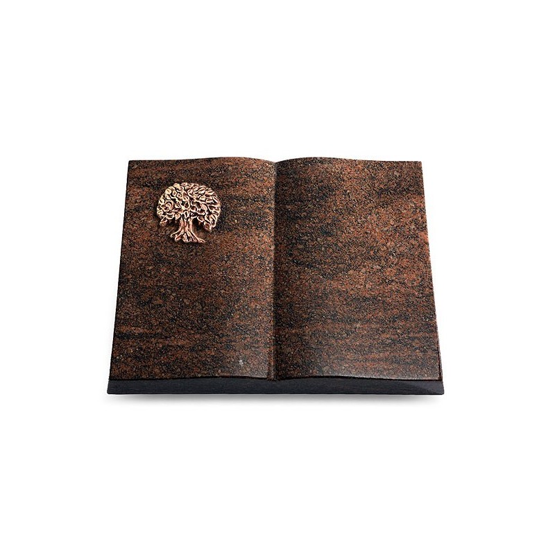 Grabbuch Livre/Englisch-Teak Baum 3 (Bronze)