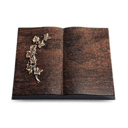 Grabbuch Livre/Englisch-Teak Efeu (Bronze)