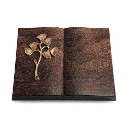 Grabbuch Livre/Englisch-Teak Gingozweig 1 (Bronze)