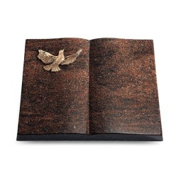 Grabbuch Livre/Englisch-Teak Taube (Bronze)