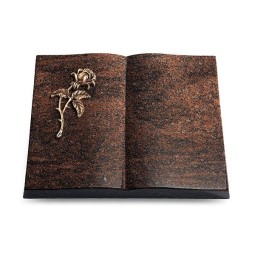 Grabbuch Livre/Englisch-Teak Rose 2 (Bronze)