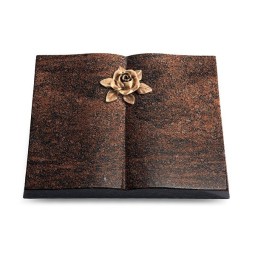 Grabbuch Livre/Englisch-Teak Rose 4 (Bronze)