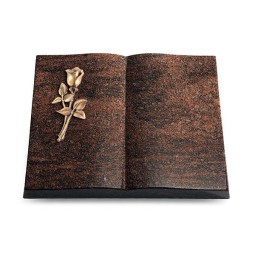 Grabbuch Livre/Englisch-Teak Rose 8 (Bronze)