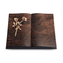 Grabbuch Livre/Englisch-Teak Rose 10 (Bronze)