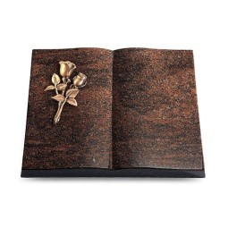 Grabbuch Livre/Englisch-Teak Rose 11 (Bronze)