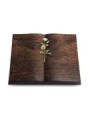 Grabbuch Livre/Englisch-Teak Rose 8 (Color)