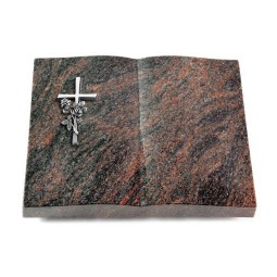 Grabbuch Livre/Himalaya Kreuz/Rose (Alu)