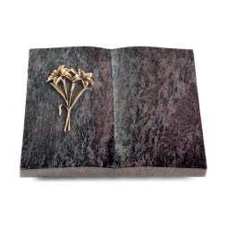 Grabbuch Livre/Orion Lilie (Bronze)