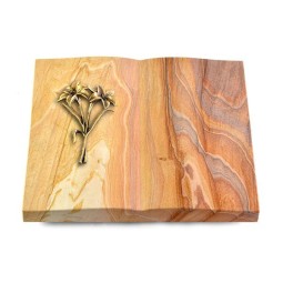 Grabbuch Livre/Rainbow Lilie (Bronze)