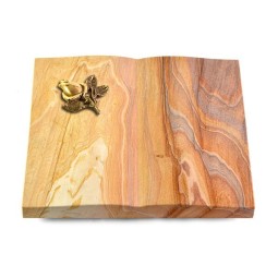 Grabbuch Livre/Rainbow Rose 3 (Bronze)