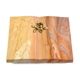 Grabbuch Livre/Rainbow Rose 4 (Bronze)