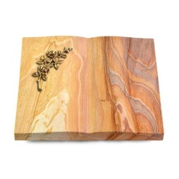 Grabbuch Livre/Rainbow Rose 5 (Bronze)