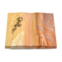 Grabbuch Livre/Rainbow Rose 7 (Bronze)