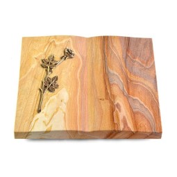 Grabbuch Livre/Rainbow Rose 9 (Bronze)