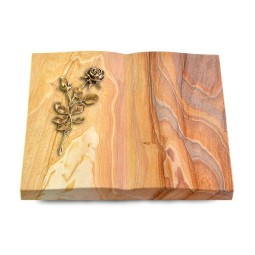 Grabbuch Livre/Rainbow Rose 13 (Bronze)