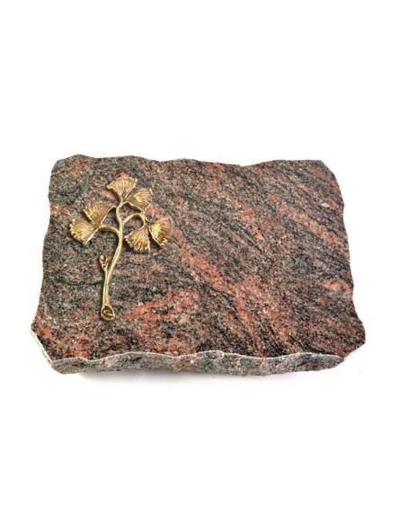 Grabplatte Himalaya Pure Gingozweig 1 (Bronze)