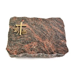 Grabplatte Himalaya Pure Kreuz 1 (Bronze)