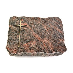 Grabplatte Himalaya Pure Kreuz 2 (Bronze)