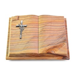 Grabbuch Livre Auris/Rainbow Kreuz/Ähren (Alu)