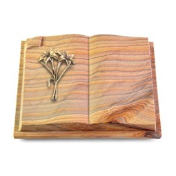 Grabbuch Livre Auris/Rainbow Lilie (Bronze)