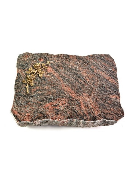 Grabplatte Himalaya Pure Rose 5 (Bronze)