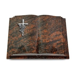 Grabbuch Livre Pagina/Aruba Kreuz/Rosen (Alu)