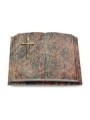 Grabbuch Livre Pagina/Himalaya Kreuz/Ähren (Bronze)