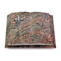 Grabbuch Livre Pagina/Paradiso Kreuz/Rosen (Alu)