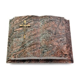 Grabbuch Livre Pagina/Paradiso Kreuz/Ähren (Bronze)