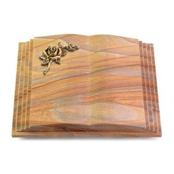 Grabbuch Livre Pagina/Rainbow Rose 1 (Bronze)