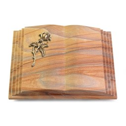 Grabbuch Livre Pagina/Rainbow Rose 2 (Bronze)