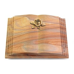 Grabbuch Livre Pagina/Rainbow Rose 4 (Bronze)