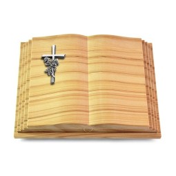 Grabbuch Livre Pagina/Woodland Kreuz/Rosen (Alu)