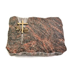 Grabplatte Himalaya Delta Kreuz 1 (Bronze)