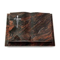 Grabbuch Livre Podest/Aruba Kreuz/Ähren (Alu)