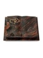 Grabbuch Livre Podest/Aruba Herzen (Bronze)
