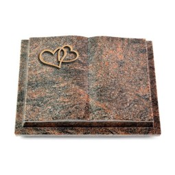 Grabbuch Livre Podest/Himalaya Herzen (Bronze)