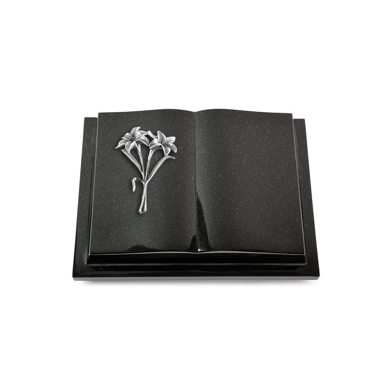 Grabbuch Livre Podest/Indisch Black Lilie (Alu)