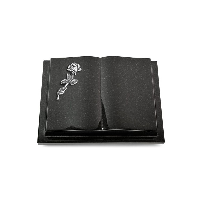 Grabbuch Livre Podest/Indisch Black Rose 7 (Alu)