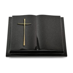 Grabbuch Livre Podest/Indisch Black Kreuz 2 (Bronze)