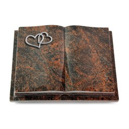 Grabbuch Livre Podest Folia/Aruba Herzen (Alu)