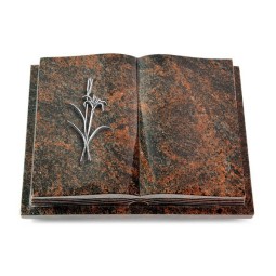 Grabbuch Livre Podest Folia/Aruba Lilienzweig (Alu)