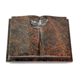 Grabbuch Livre Podest Folia/Aruba Taube (Alu)