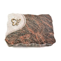 Grabplatte Himalaya Folio Papillon (Bronze)