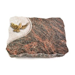 Grabplatte Himalaya Folio Taube (Bronze)